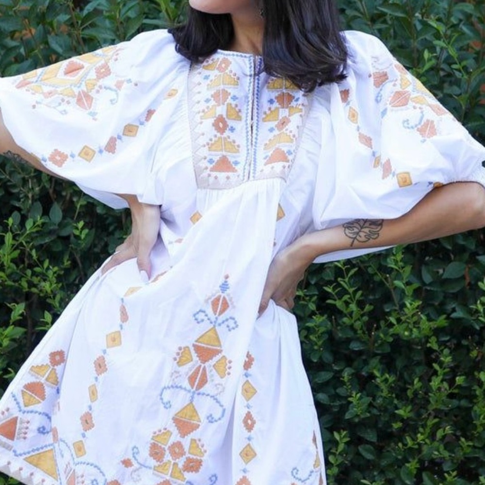 COPY - Scarlett Poppies Tribal Summer dress Large